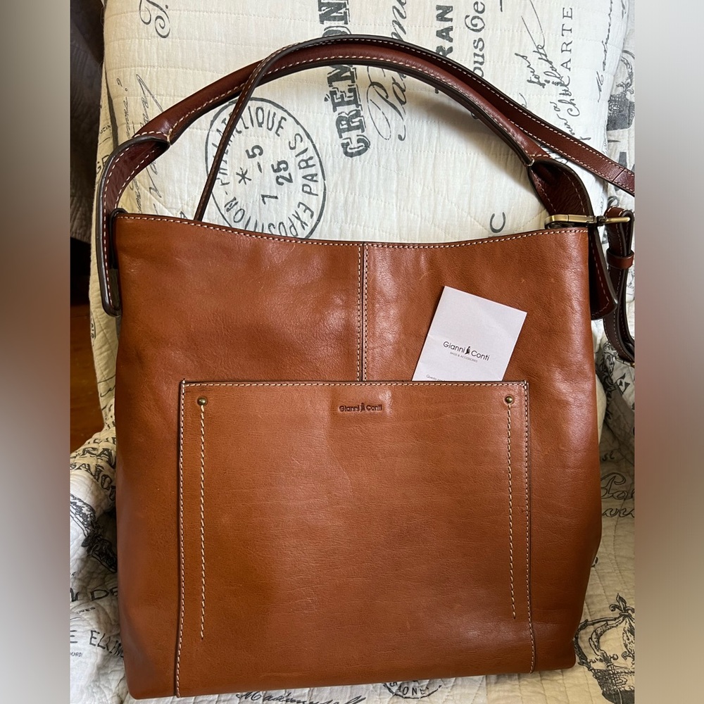 Gianni Conti bucket bag, NWOT